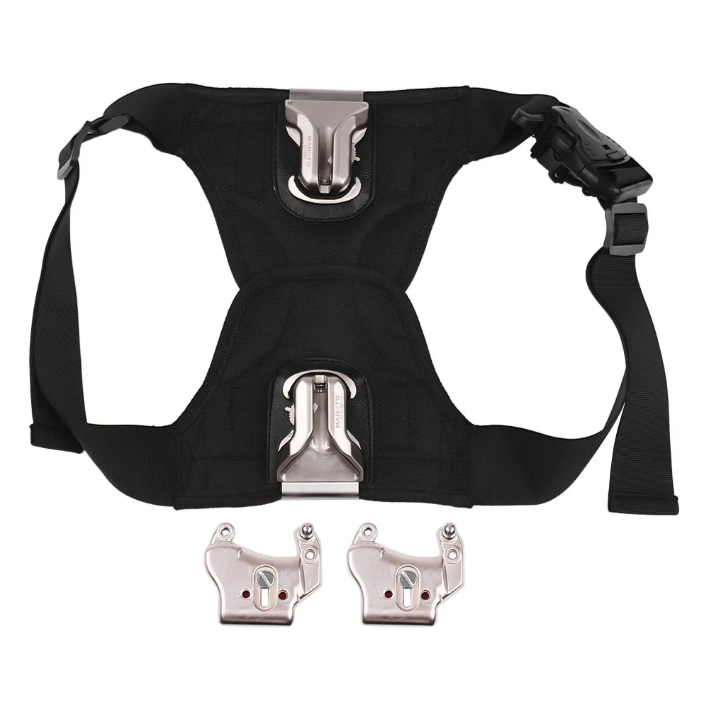 Double Holster for  Camera Waist Belt Strap Mount Holder Double Buckle Hanger Holster for