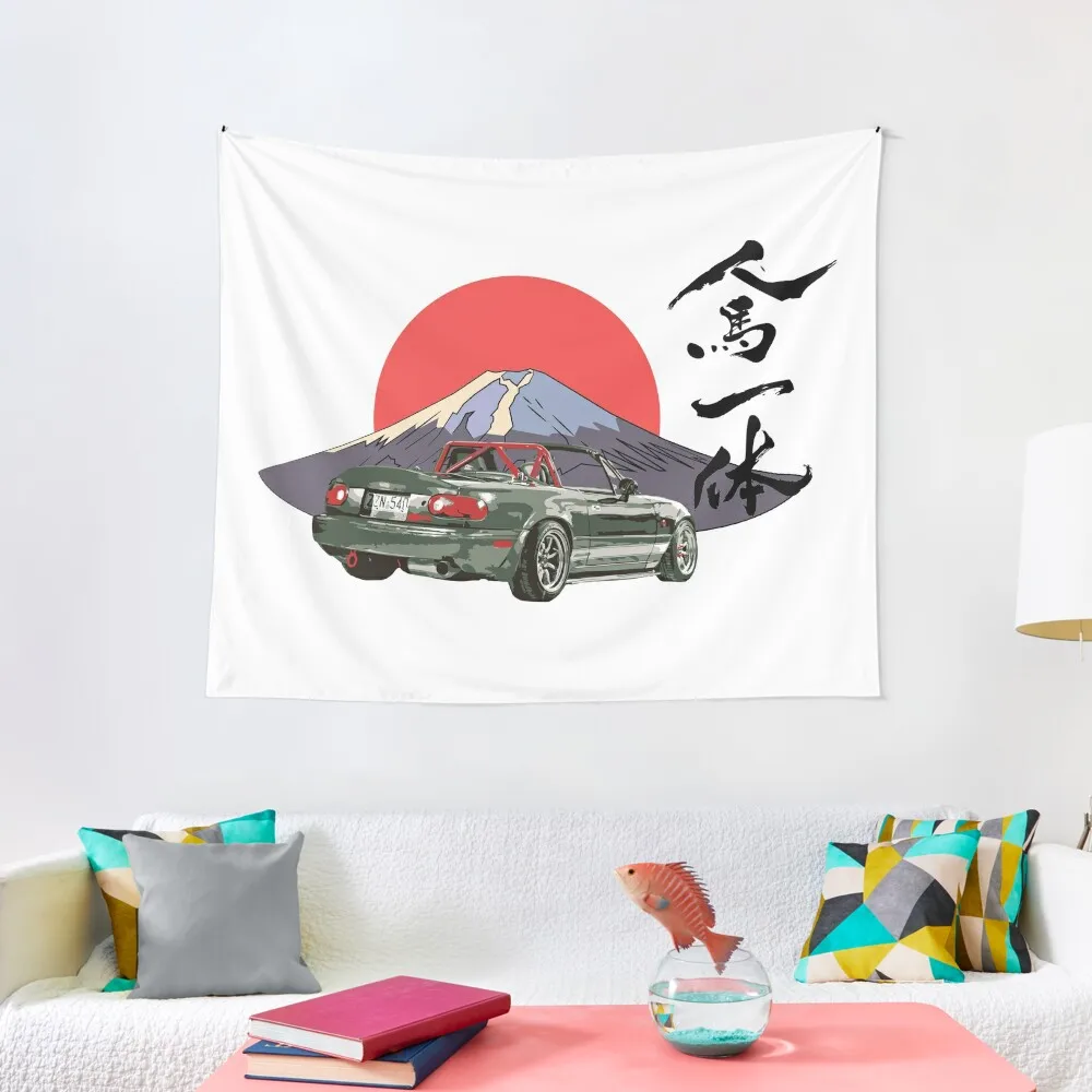 

Mazda Miata/Mx5 - Jinba Ittai Mount Fuji edition Tapestry Decorations For Room For Bedroom Tapestry