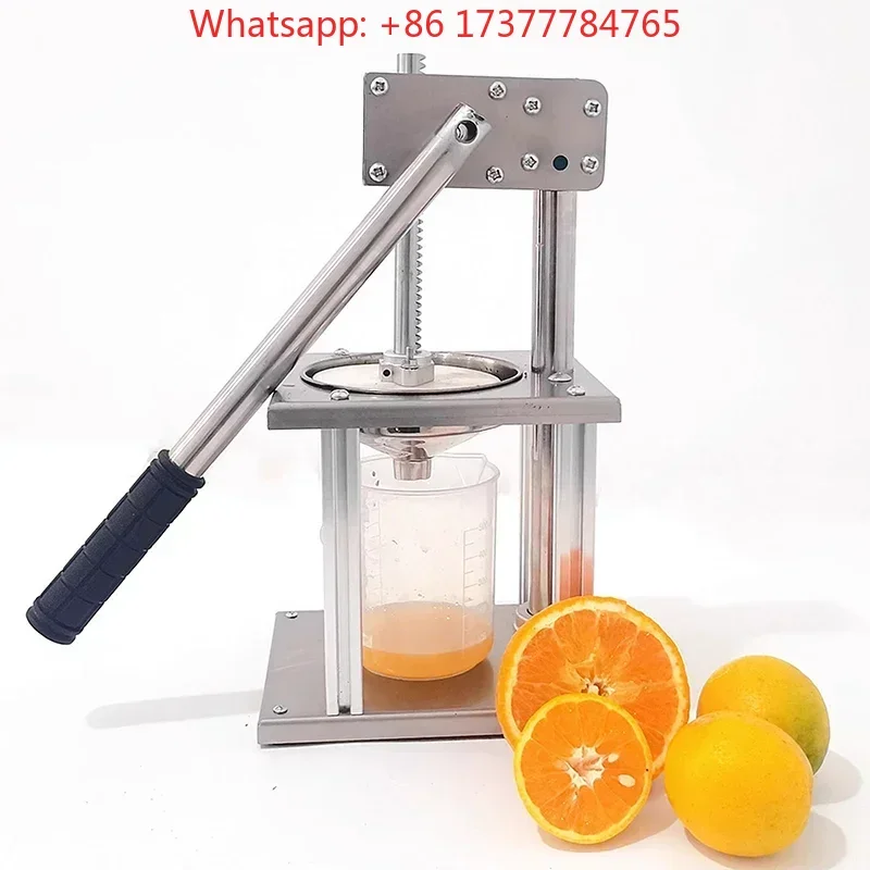 Manual orange juice press commercial stainless steel squeezed juice stall fresh squeeze rack and pinion labor-saving