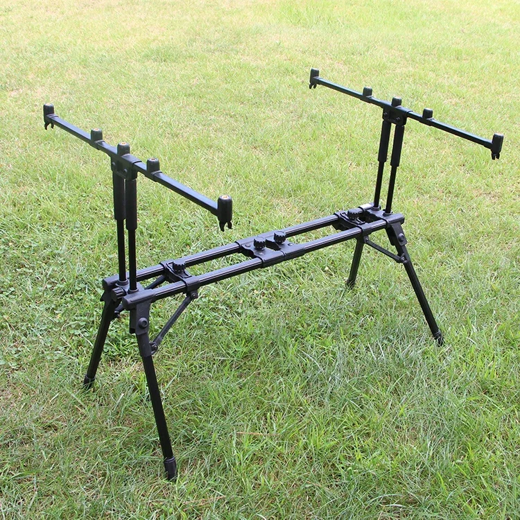 Selco Ready To Ship 3 Rod Pod Aluminum Adjustable Leg Fishing Rod Pod For Carp