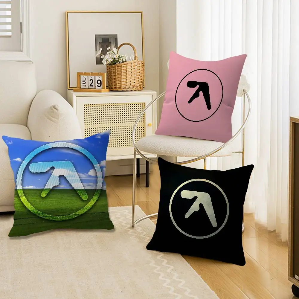 DJ A-Aphex T-Twins Pillow Covers Cartoon Sofa Decorative Home Double-sided Printing Short Plush Cute Cushion Cover