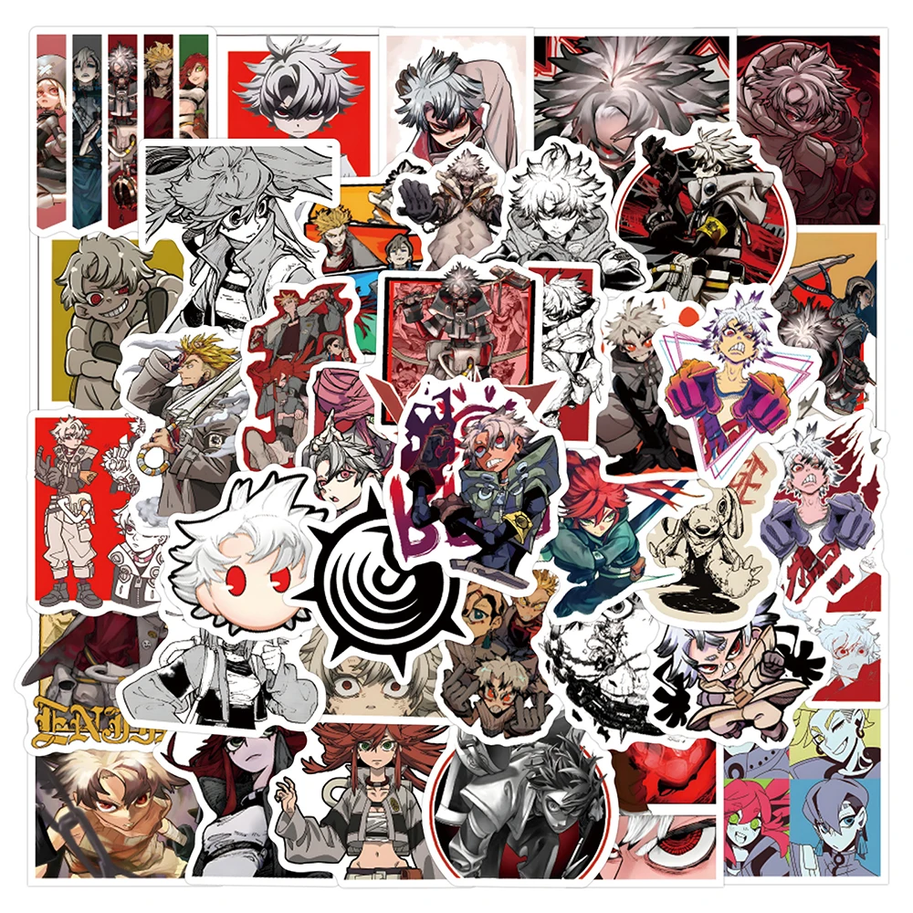 10/30/50 Stück Anime GACHIAKUTA Aufkleber Cartoon Rudo Shuaburekku Sticker für Koffer, Handy, Notizbuch, Gitarre, coole Graffiti-Aufkleber, Spielzeug