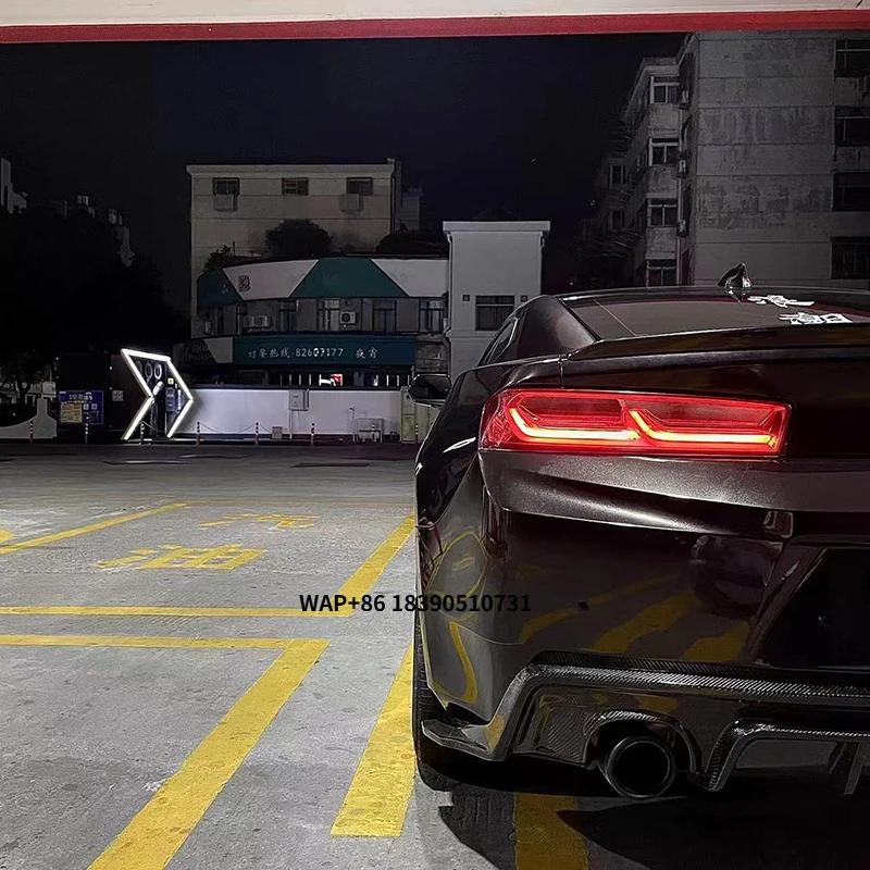 

Car Auto Body System LT Style Carbon Fiber Finre Rear Trunk Boot for for Camaro 2018+