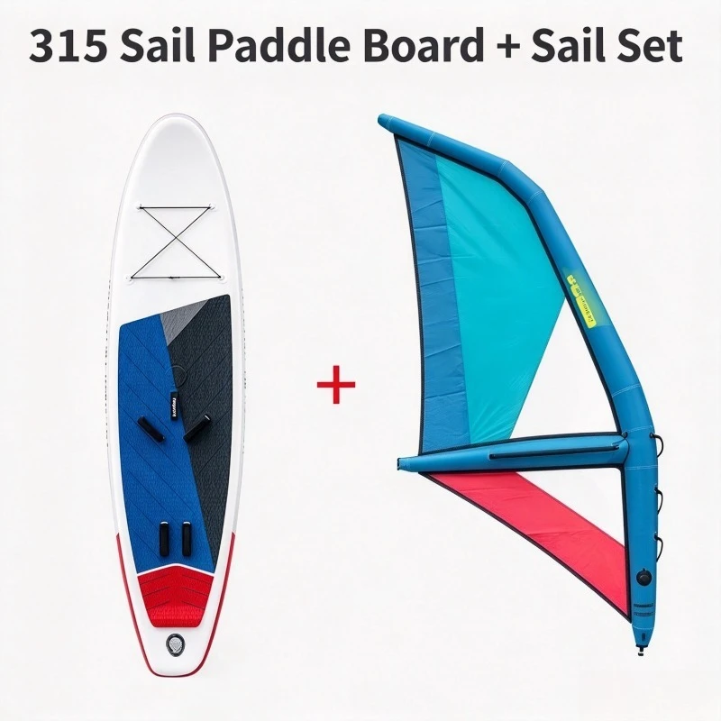 Stand Up Paddle Sail Board Set Inflatable Kite Board For Water Sports Surfing And Sailing Activity