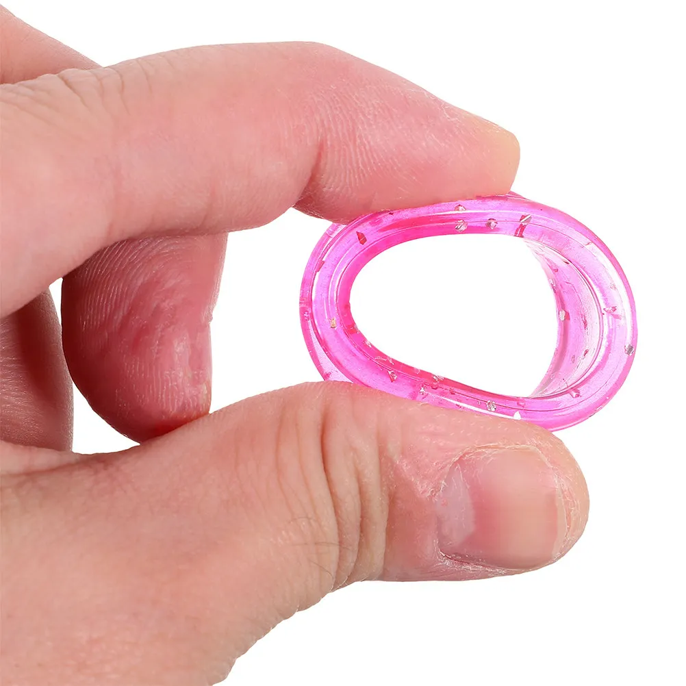 18Pcs Soft Flexible Silicone Finger Rings for Hairdressers Barbers Pet Groomers Scissor Thumb Inserts Grips Safety Protector Dog
