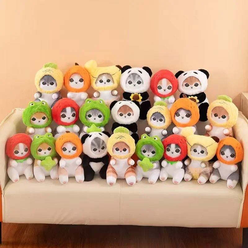 

25/30cm Plush Doll Children Gift Toy Mofusand Cat Cos Frog Cute Animal Plushies Cosplay Animals Cute