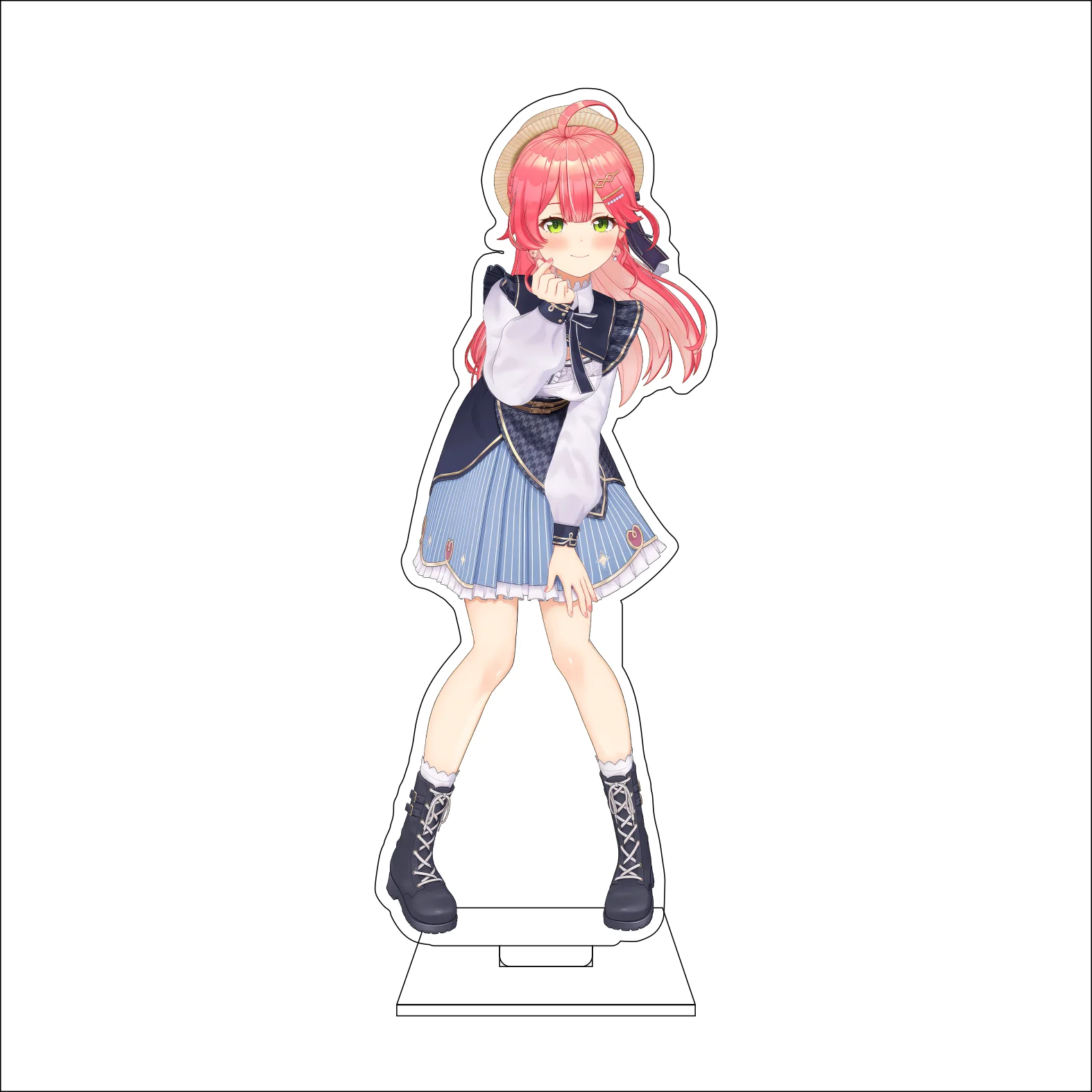16CM Anime Hololive Cosplay Acrylic Figure Stand Plate Hoshimachi Suisei Natsuiro Matsuri Robocosan Akai Haato Ornaments Gifts view 4