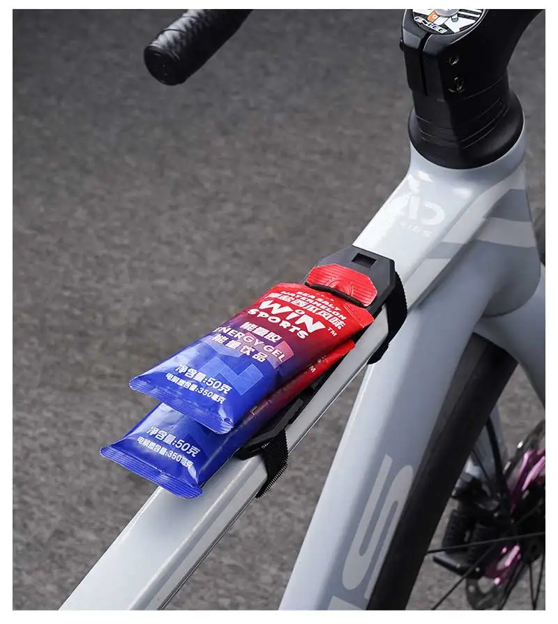 ENLEE Fahrrad-Energiegel-Halter, Aufbewahrungsbox für Rennräder und Mountainbikes, Energieriegel-Halter mit elastischer Schnalle, Fahrradzubehör – Detail 14