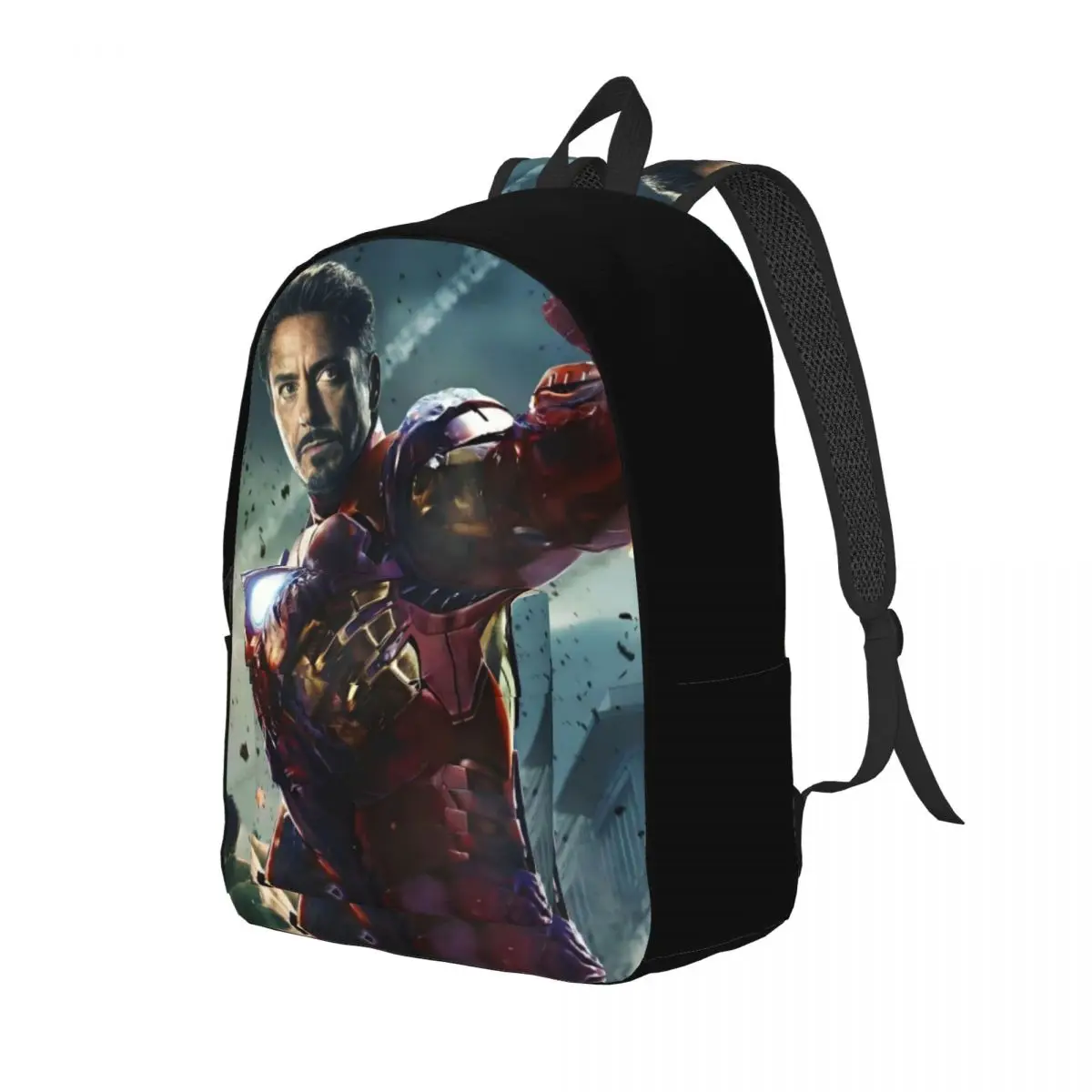 Good Quality Iron Man Kindergarten Bag For School Large Capacity Marvel Animation Iron Man Children Laptop Bag For Gifts