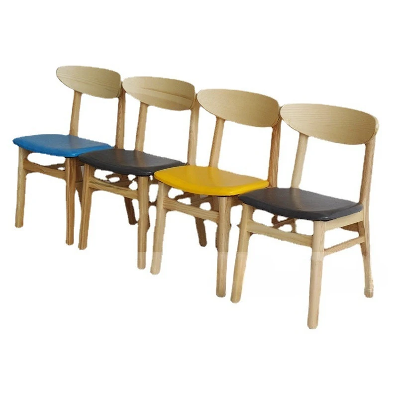 

Simple butterfly chair, household solid wood fabric soft bag chair, coffee shop milk tea shop leisure chair