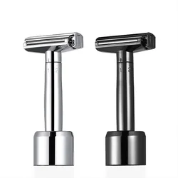 Classic Adjustable Safety Razor Double Edge Zinc Razors For Men With Holder 10 Blades New Fashion Style