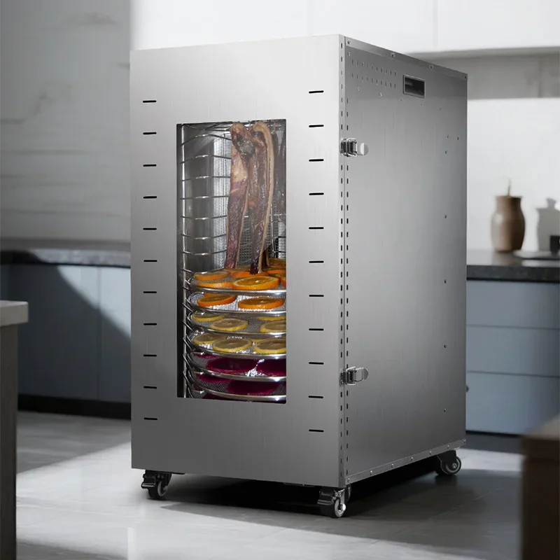Commercial 16-Tier Automatic Rotating Food Dehydrator Suitable for Drying Fruits and Vegetables Large Industrial(Customized)