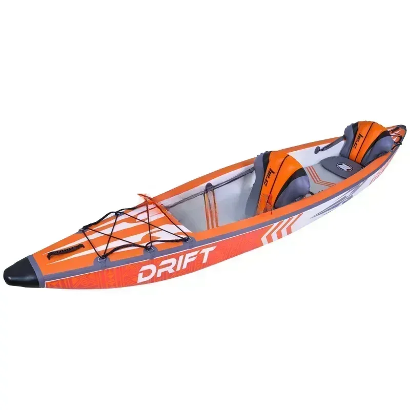 37641 DRIFT Kayak 2 Person Inflatable Rowing Boats Fishing With Footrest