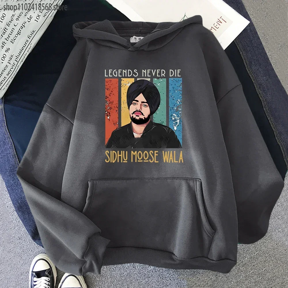 

Толстовки Legends Never Die Sidhu Moose Wala Индия Рэпер Толстовка Мужская уличная одежда с графическим рисунком Зимняя уличная одежда с длинными рукавами Женская