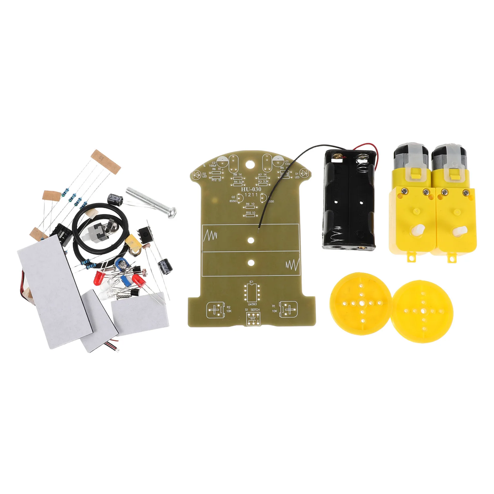 مجموعة واحدة من أدوات تتبع السيارة الذكية بتصميم وحدات DIY خط إلكترونيات مشروع لحام بعد السيارة