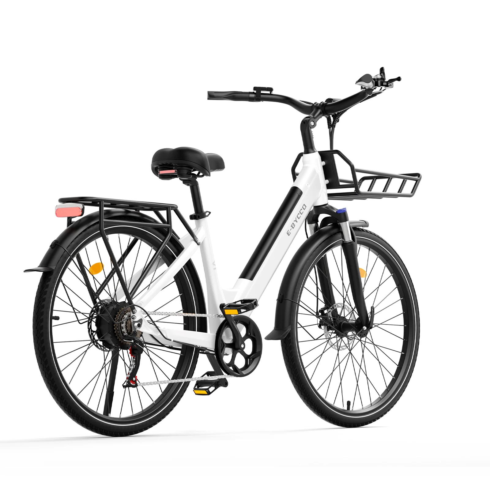 E-BYCCO V1 Elektrofahrrad für Erwachsene, 36V15,6Ah Akku, 250W Motor, Elektrofahrrad mit 28*1,5 Zoll Reifen, City-Pendler-E-Bike – Detail 20