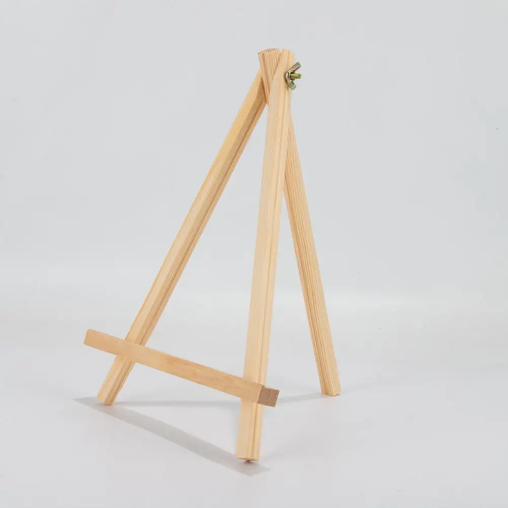 5pcs Wooden Tripod Easel Display Stand for Photo Canvas Painting Picture Frame Lightweight Foldable Reusable
