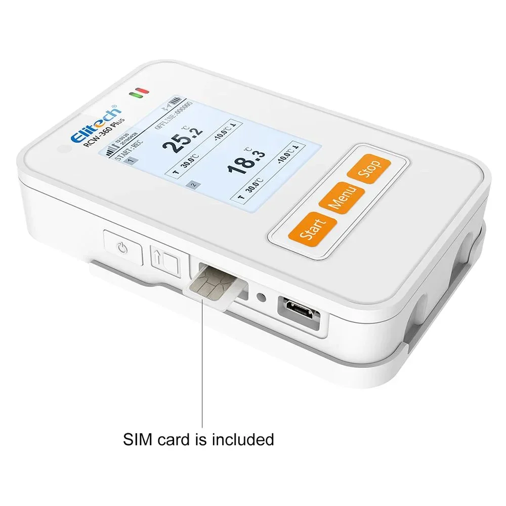 Elitech With 4G&WIFI RCW-360 Plus Real Time Temperature And Humidity Monitoring Data Logger Recorder