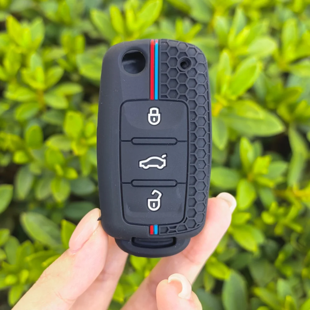 Silicone Car Key Case Protect Cover for Skoda Yeti Superb Rapid Octavia for SEAT Leon Ibiza for VW VOLKSWAGEN Golf Jetta POLO