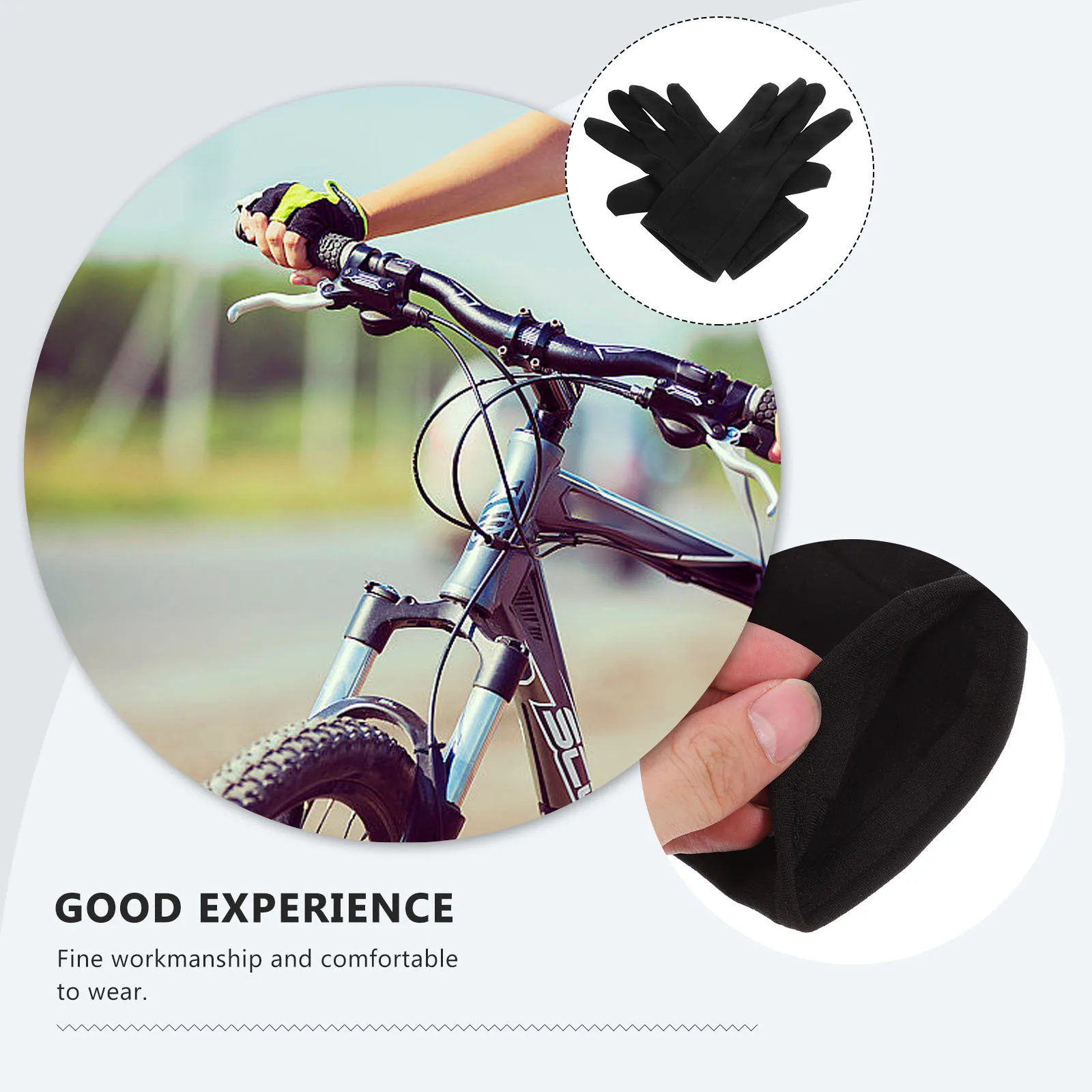 

1 пара термоветрозащитных велосипедных перчаток, противоскользящая ручка, функция сенсорного экрана, легкий, удобный для зимних видов спорта на открытом воздухе
