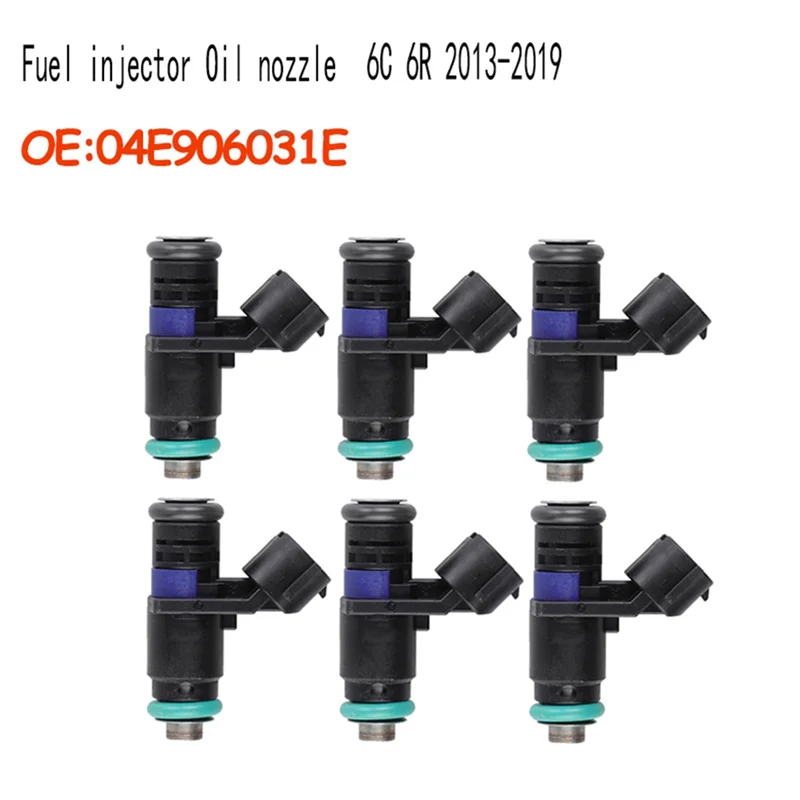 

4Pcs Fuel Injector Oil Nozzle For VW Jetta Polo 6C 6R 2013-2019 04E906031E 04E906031H