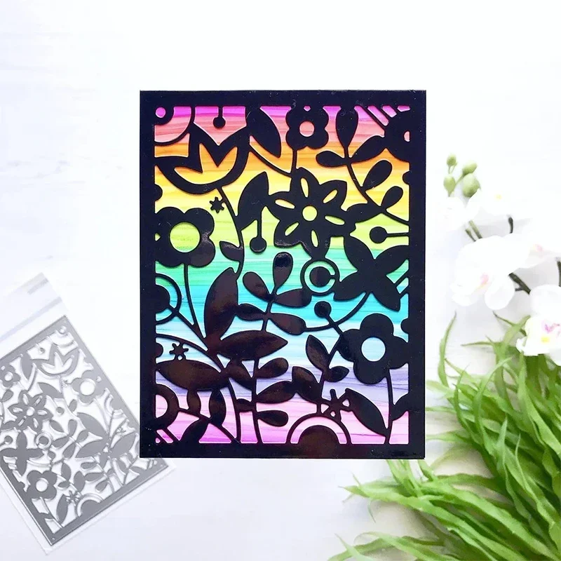 جديد ثلاثية الأبعاد طبقات المعادن قطع يموت وسكرابوكينغ لصنع الورق زهرة خلفية يتوهم الزهور إطار بطاقة الحرفية مجموعة #5