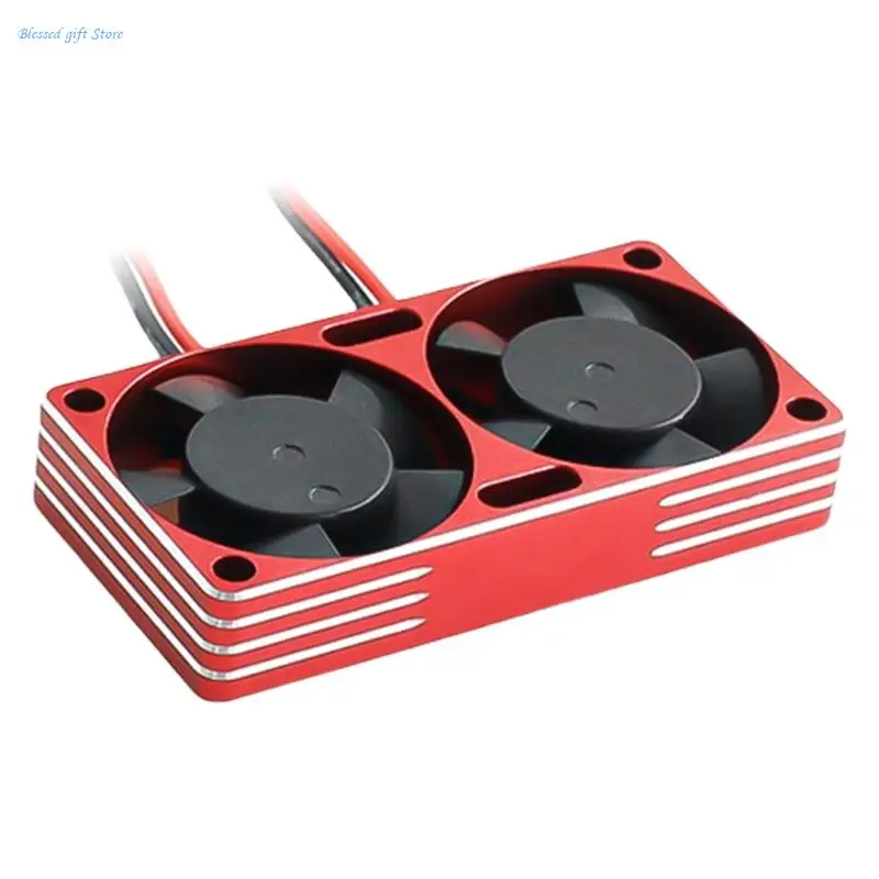 High Performances Remote Control Accessory 22000 Twin Cooling Fan Aluminum Alloy Twin Heatsink Fan