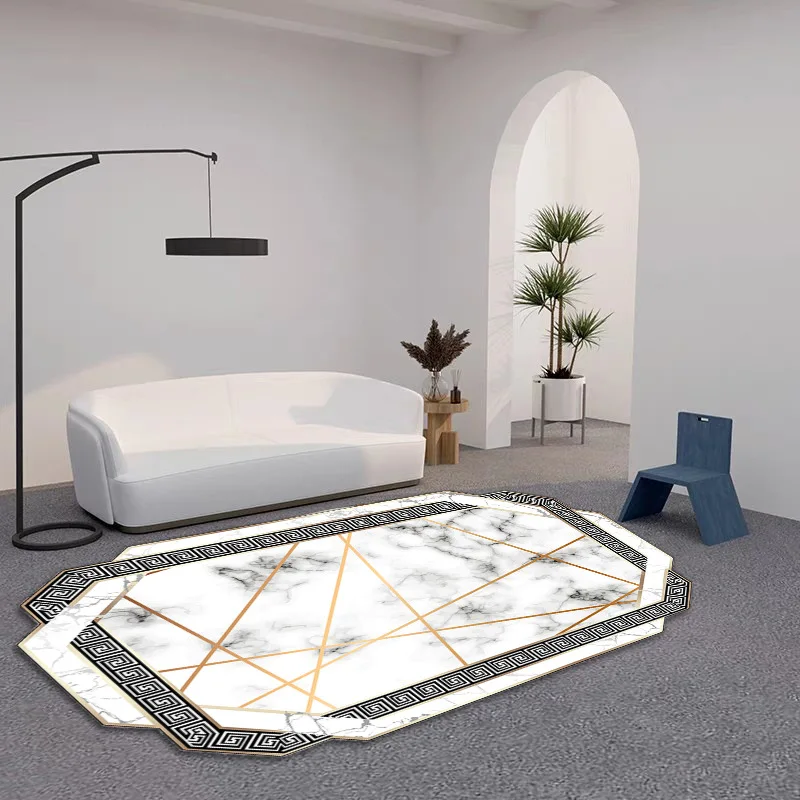 Creative Oval Carpet Living Room Decoration Carpets High Quality Rugs for Bedroom Home Decor Mat Lounge Rug Non-slip Porch Mats