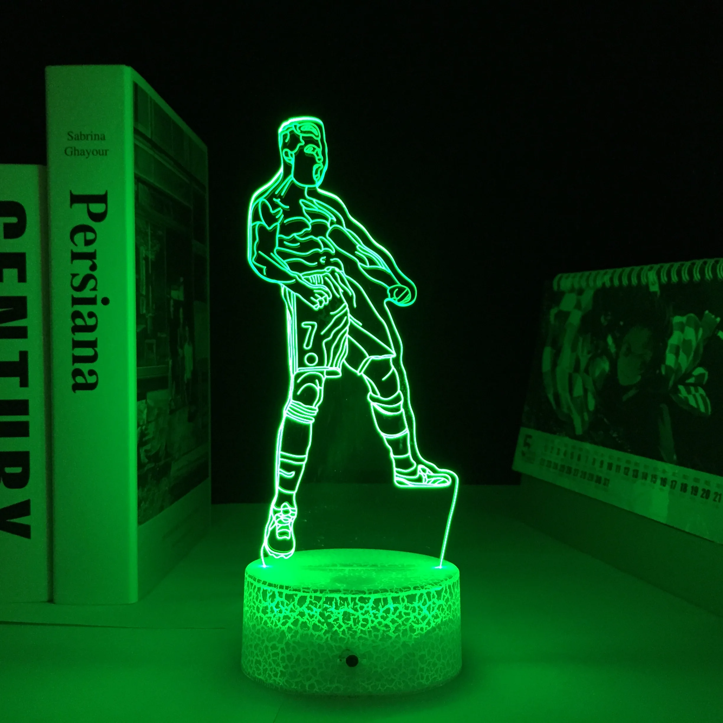 Soccer 3d Model Night Lights For Kids Bedroom Decoration Creative Gift Novelty Lighting 3D Illusion LED Lamp Dropshiping