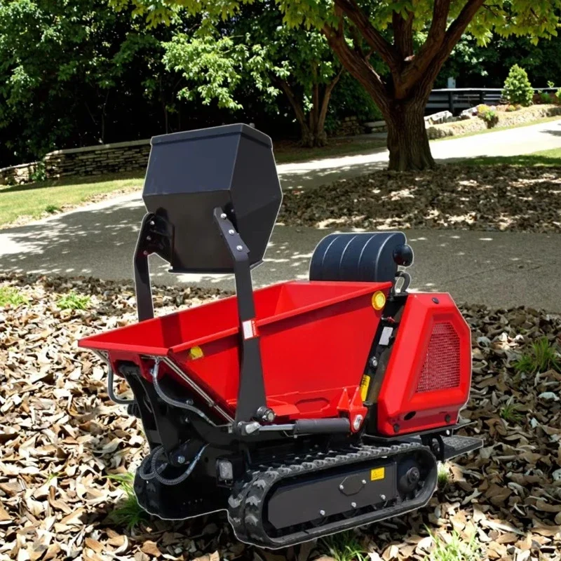 mini loader dump truck hydraulically driven truck compact wheel loader