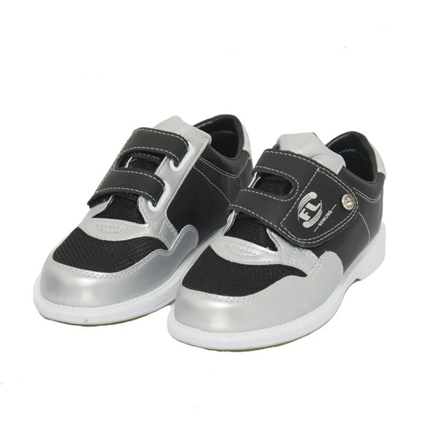 

Unisex Bowling Shoes Training Sneakers with PU Leather Upper and Breathable Microfiber Slide Sole for Bowling Alleys