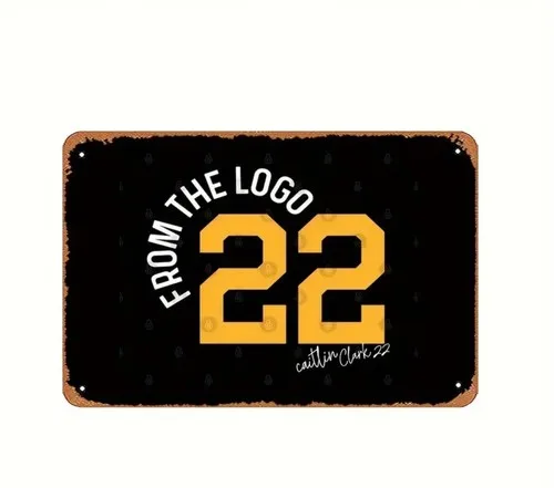

Ретро-табличка с логотипом Caitlin Clark From The Logo 22 Women Basketball
