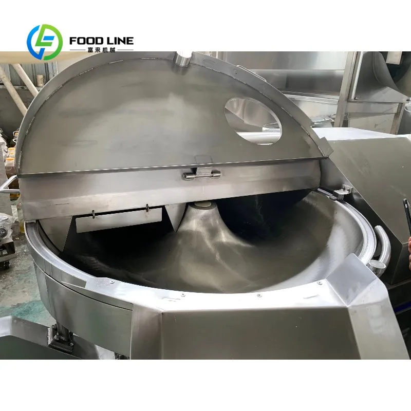 Automatic Meat Chopper, SUS304 Bowl Cutter 20L-125L Multiple Capacity for Sausage Production, FL Wholesale