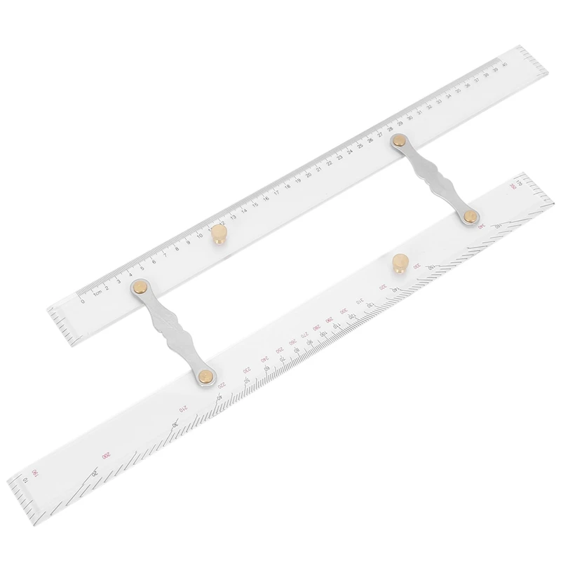 

10X Marine Ruler Parallel Ruler Nautical Charts Parallel Ruler Mapping Points To Pull Parallel Ruler 450MM