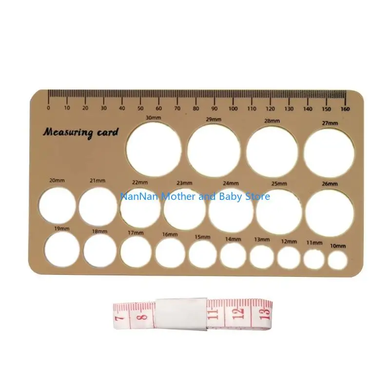 

Silicone Nipple Ruler Breast Flange Sizing Tool Breast Accessories Flange Measuring Tool Skin Friendly Ruler