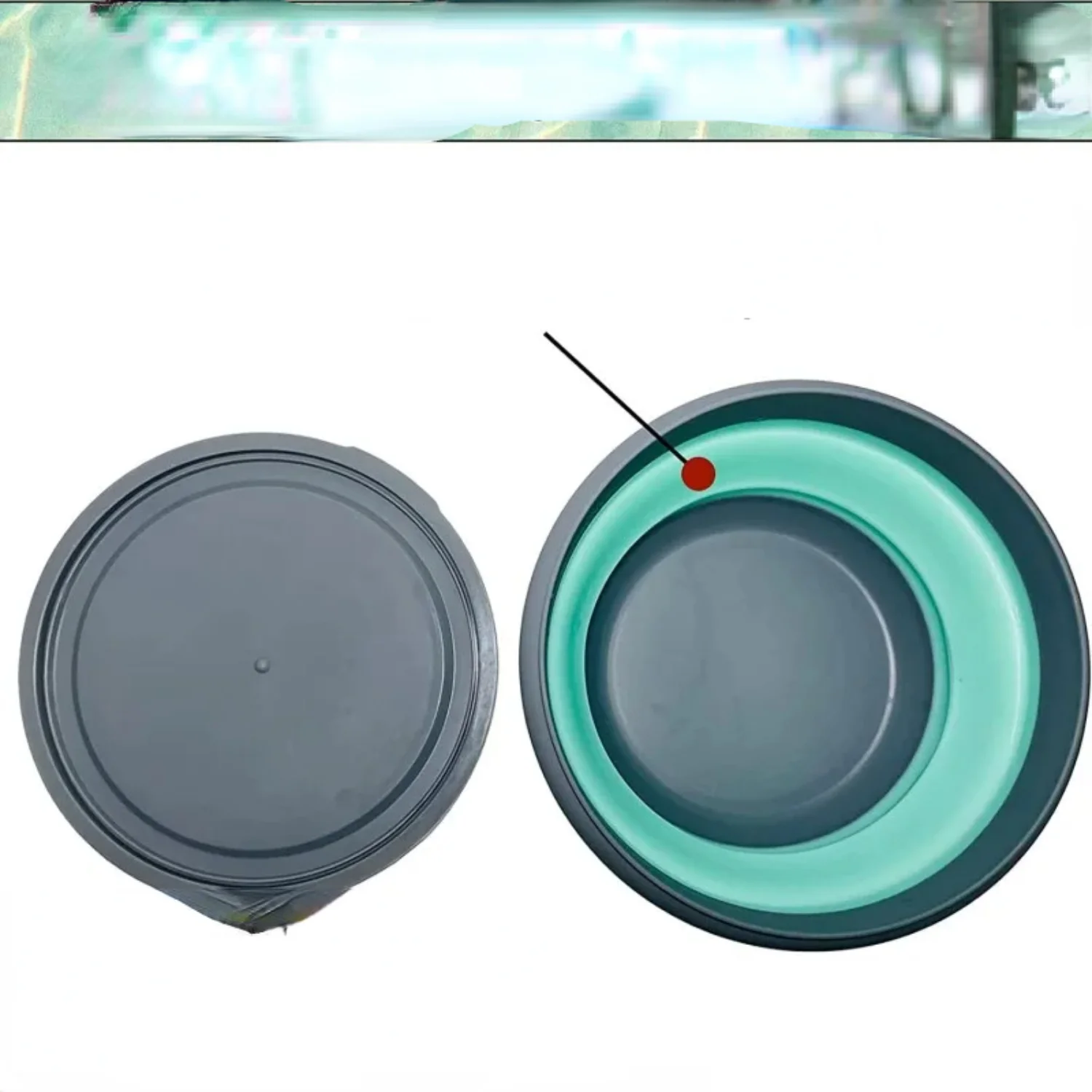 3 PCS/Set Camping Bowl Foldable Silicone Collapsible Bowl Lunch Box Salad Bowl Lid Expandable Food  Container Bento Box