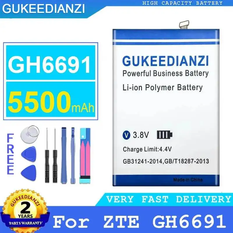 

For Zte GH6691 High-Capacity 5500Mah Mobile Phone Battery Premium Replacement
