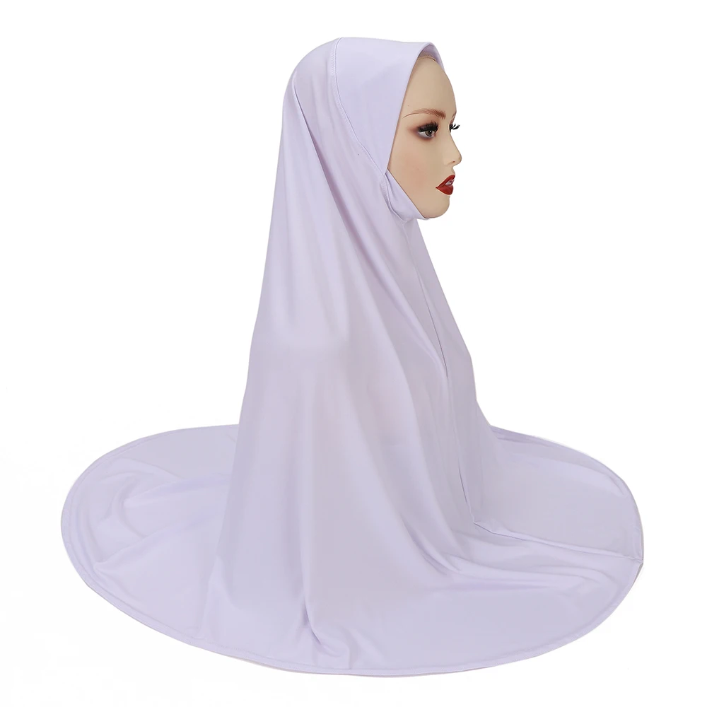Groot formaat klaar om moslim hijab XL maat Jersey Instant hijab sjaal lichte tulband Maleisische sjaal leverancier te dragen