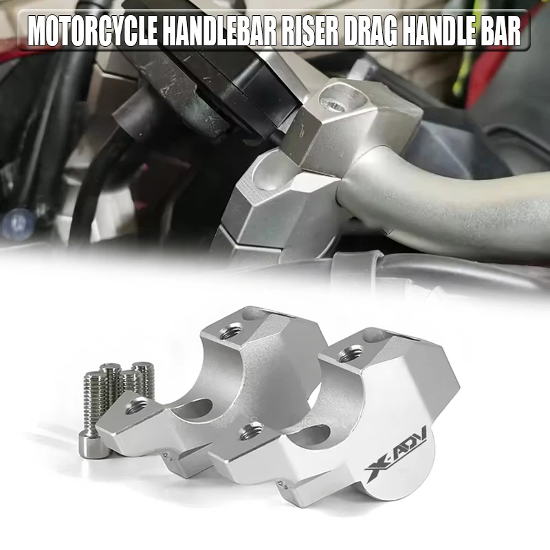 

For Honda X-ADV 750 XADV750 XADV ADV 150 ADV150 2017-2023 Motorcycle Handle Bar Riser Clamp Extend Handlebar Adapter Mount