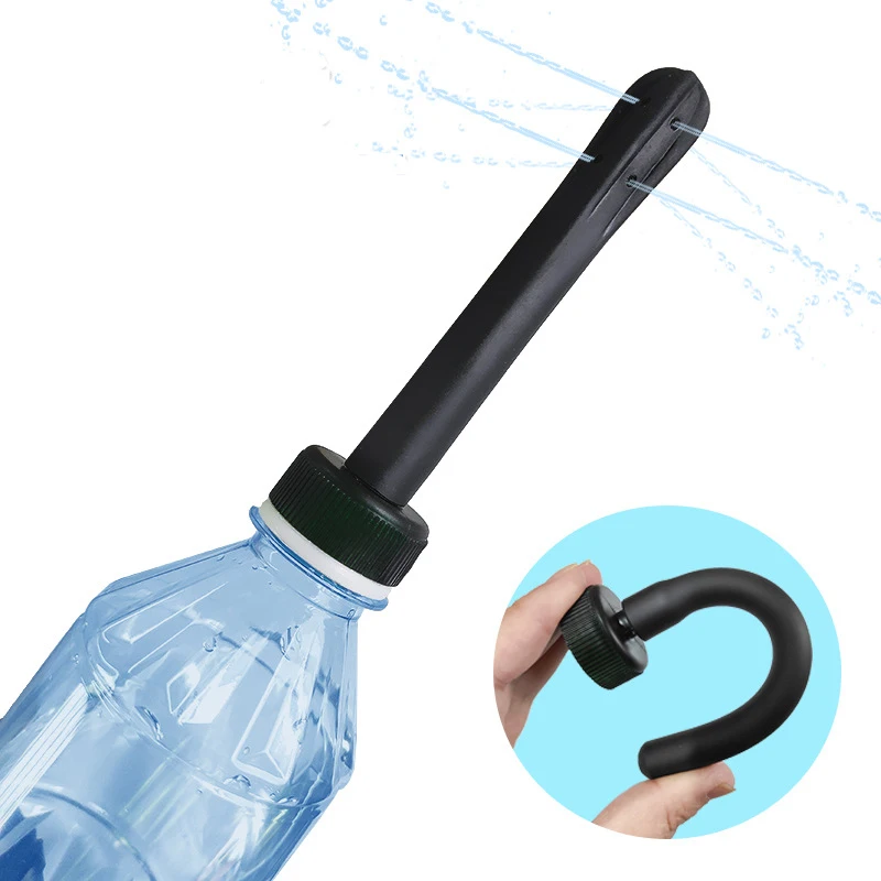 Portable Bidet Sprayer Personal Cleaner Hand Held Hygiene Washing Travel Anal Enema Silicone Wash Nozzle