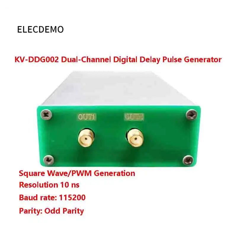 

High-speed pulse digital delay DDG arbitrary square wave generator PWM dual channel resolution 10ns