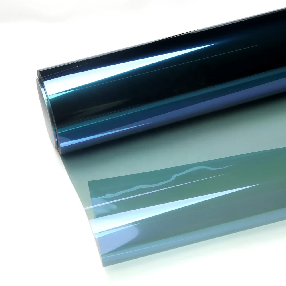 Car Window Tint Film 1.52*30m/roll PET UV Rejection Anti-Glare Heat-Insulation Explosion-Proof Protection Anti-Scratch