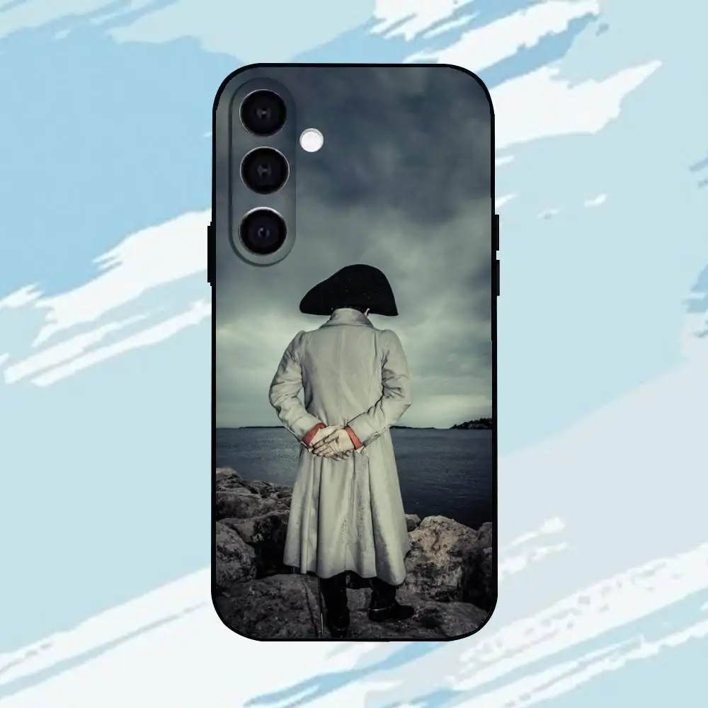 حافظة هاتف N-Napoleon لهاتف سامسونج جالاكسي A73، A72، A71، A70، A53، A52، A51، أخرى غلاف أسود ناعم ll #4