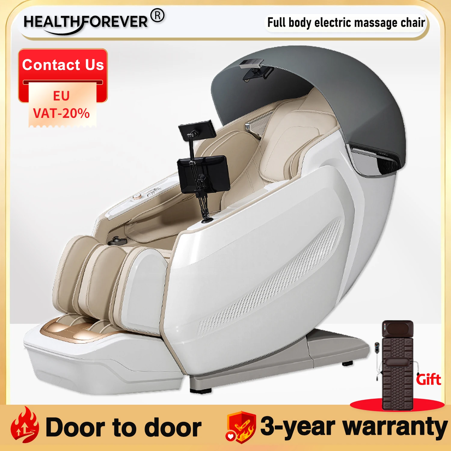 3-year warranty massage chair zero gravity 2026 4D+8D SL-Track full body Home 3D Thai Stretch Electric leg lift Massae sofa