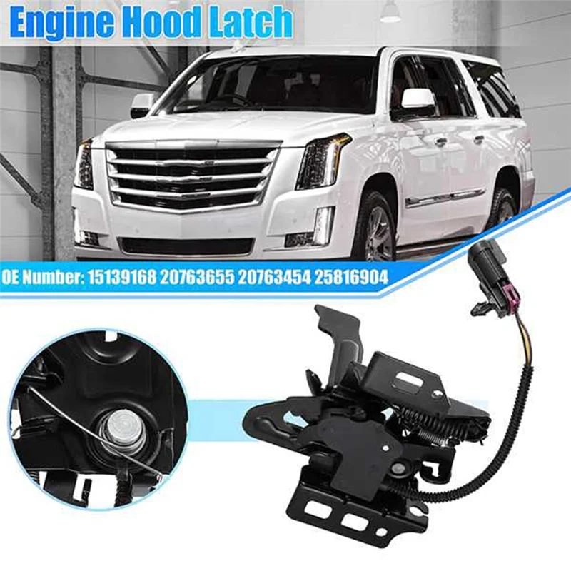 

Superior-15139168 Замок защелки капота двигателя автомобиля для Cadillac Escalade для Silverado Suburban Tahoe для GMC Sierra Yukon