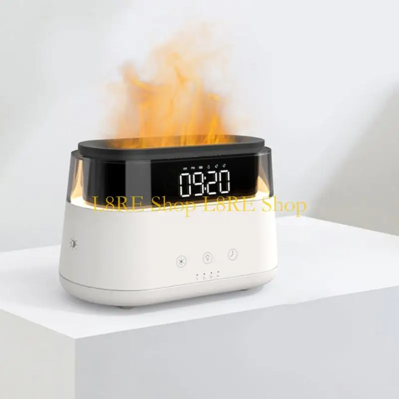 l8re flame arome diffuser with and clock led night light- multifunction machain room for room for room