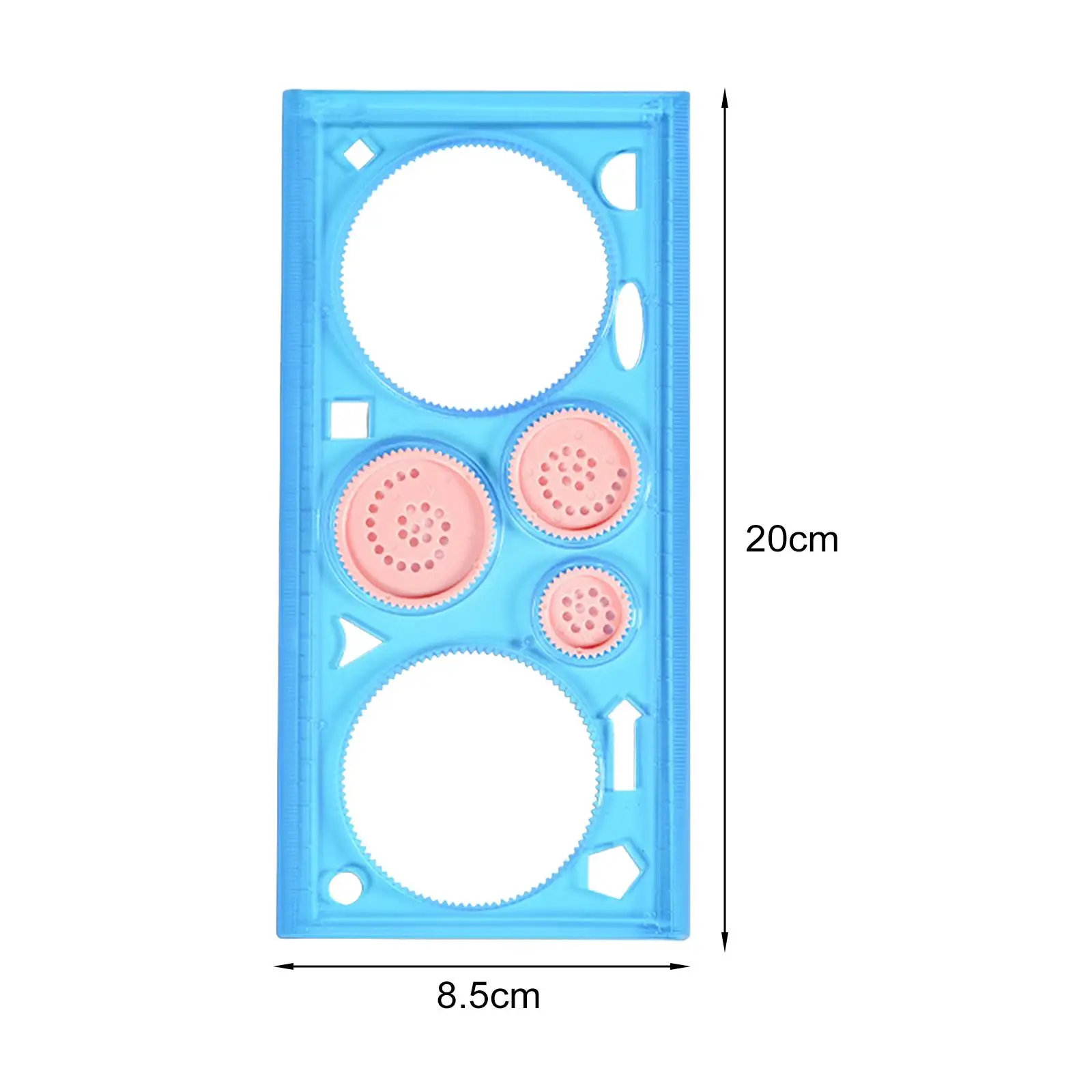 Régua Geométrica Multifuncional, Desenho Modelo, Elaboração Stencils