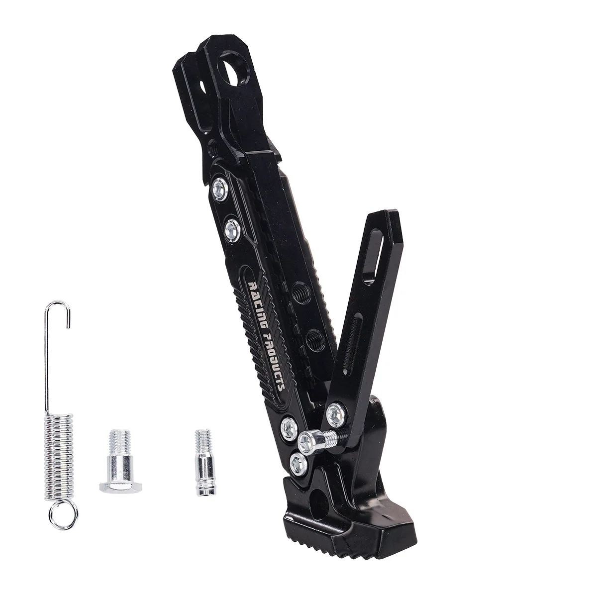 Adjustable CNC Aluminum Motorcycle Kickstand Universal Motorbike Side Stand Foot Support Parking Kick Stand Replacement Parts