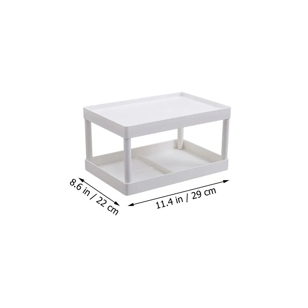 1Pcs Desktop Lagerung Regal Weiß Multifunktionale Organizer Lagerung Rack für Home Office Tabletop Liefert Halter