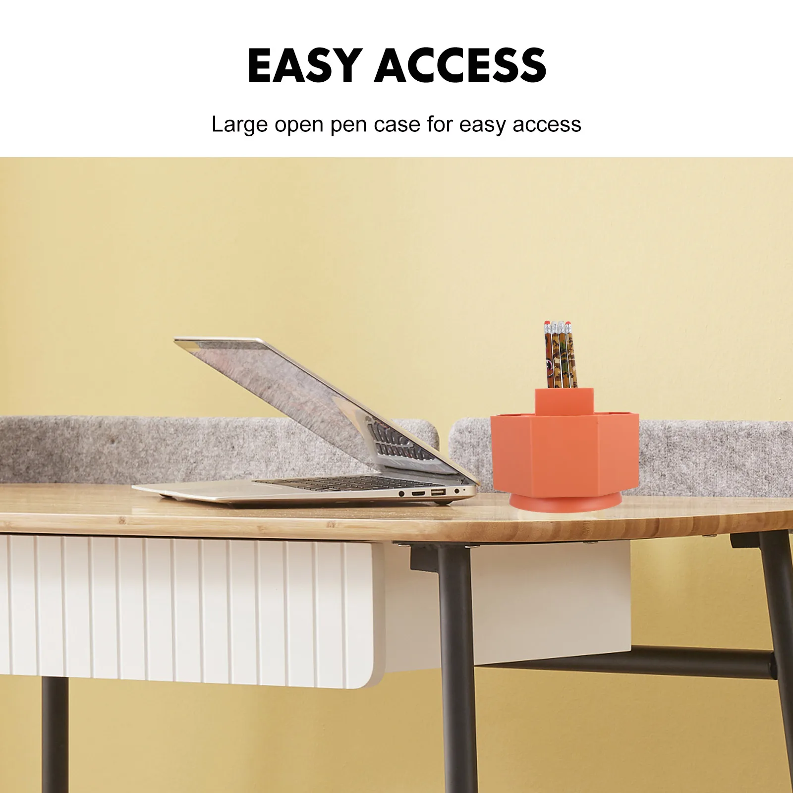 

Pencil Holder Storage Container Desktop Storage Box For Office School Pen Organizer Stationery Container Plastic